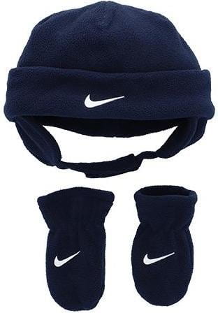 Dětský set čepice a rukavic Nike Swoosh Fleece