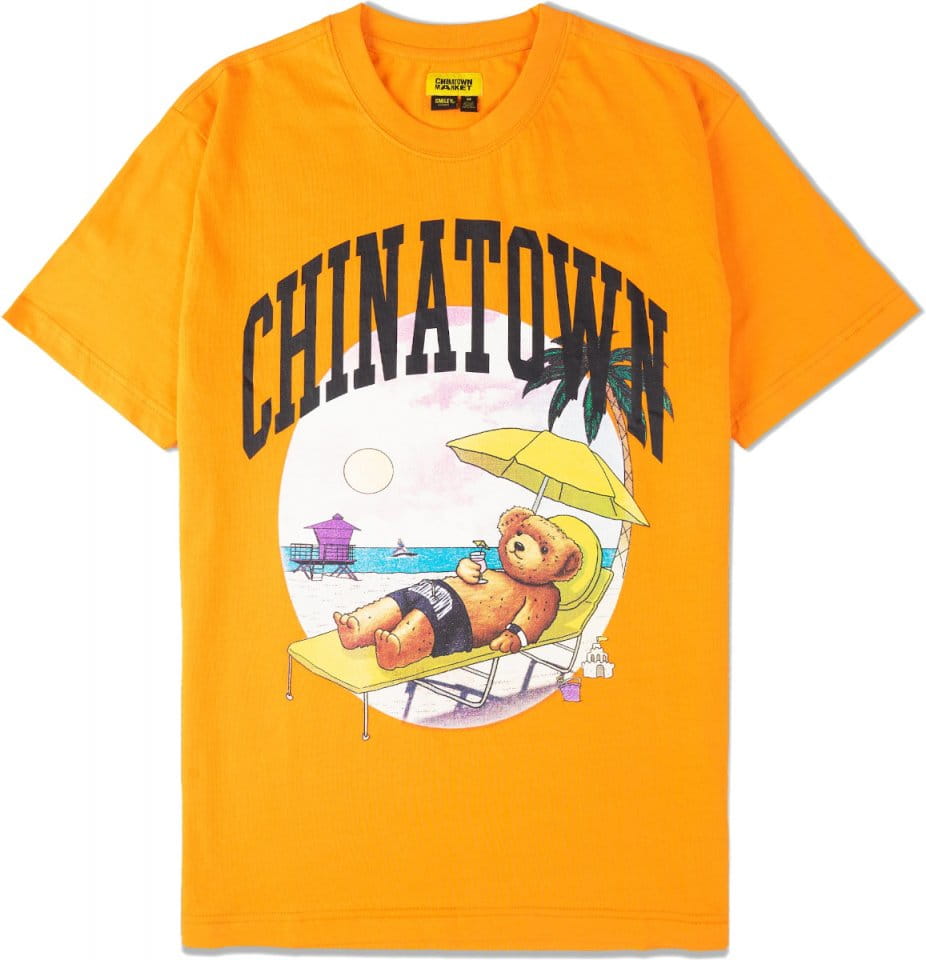 Pánské tričko s krátkým rukávem Chinatown Market Smiley Beach Bear